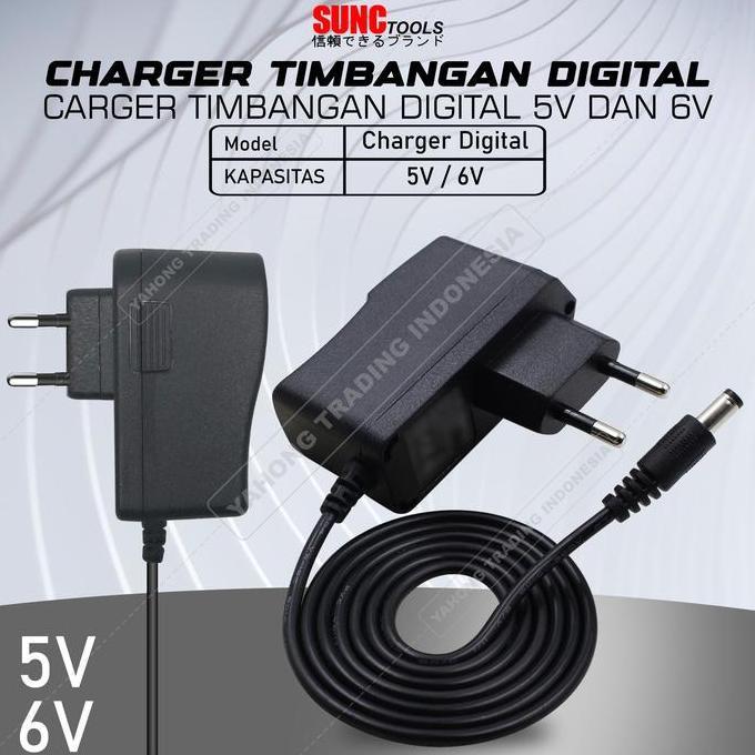 Charger timbangan digital bisa untuk timbangan camry acs SUNC TOOLS