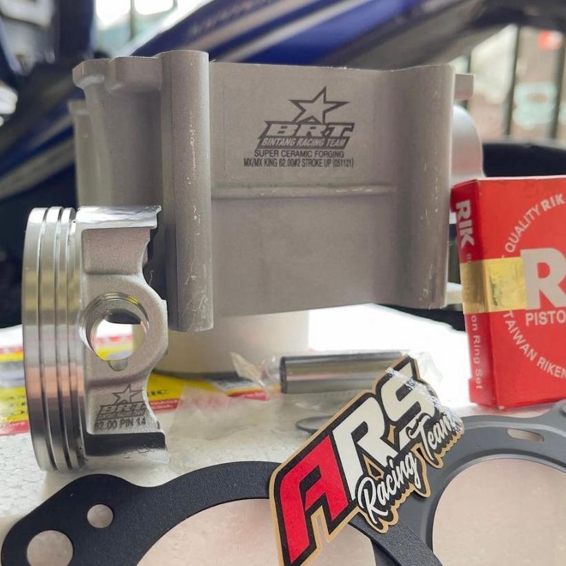 BLOK CERAMIC & FORGED PISTON BRT MX KING . VIXION OLD NVL NVA . R15 OLD . JUPITER MX . XABRE . 62 MM