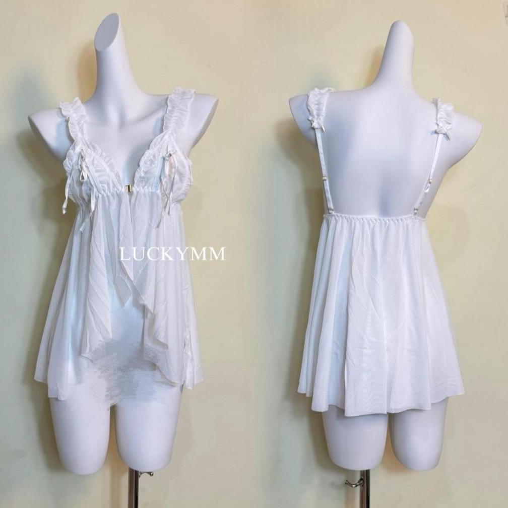 Diskont Luckymm Sexy Lingerie Dress Transparan Baju Tidur Lingerie Wanita / Lingerie Sexy Wanita / B