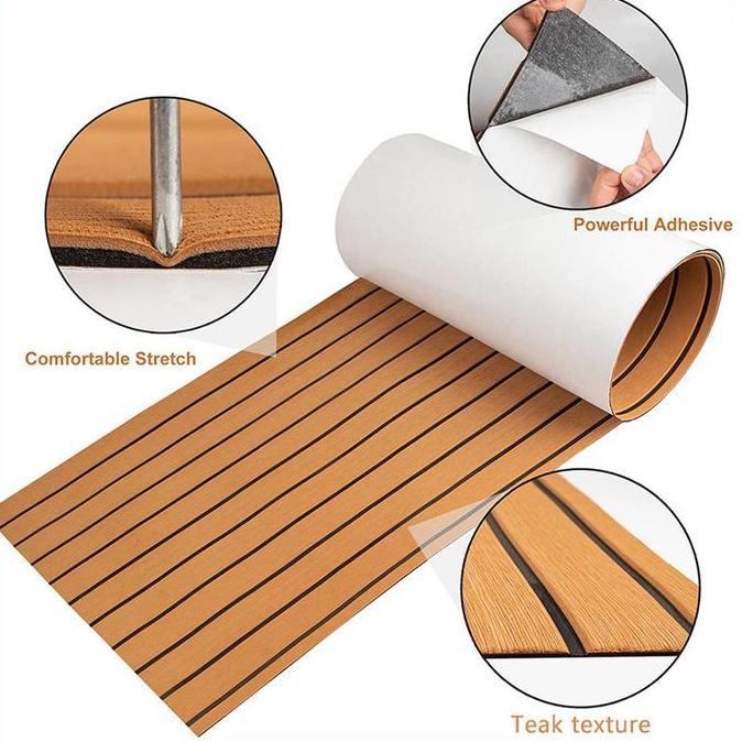 Estation - PREMIUM Wall Panel PVC+foam WoodPanel Dinding 3D PVC+foam Wpc Panel Terlengkap 30*60CM