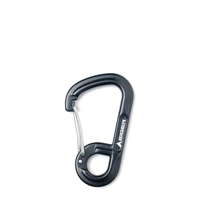 EIGER OLIVANT CARABINER KEYCHAIN BLACK