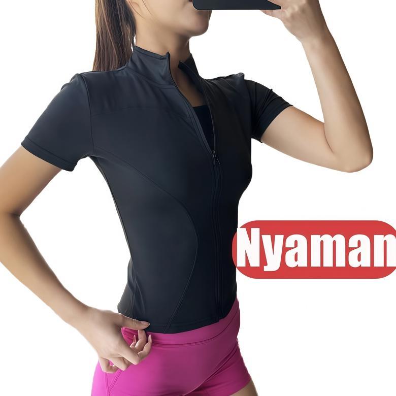 Murah  Kaos Jersey Wanita Baju Gym Wanita Hot  Pendek Outfit Ngegym Kekinian Baju Olahraga Cewek Jog