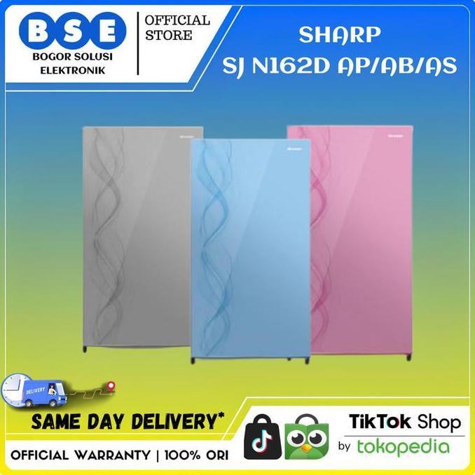 Kulkas 1 Pintu Sharp SJ N162D AP/AB/AS Sharp Kulkas 133L SJN162D