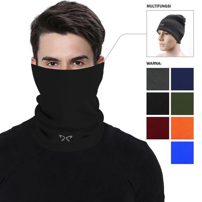 Masker Polar Thermal Multifungsi Bandana Beanie Hat untuk Musim Dingin / Winter