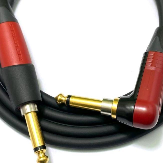 Mogami Kabel Instrument Kabel Gitar Mogami Gold Neutrik Silent Plug Kabel Mogami Warna Hitam