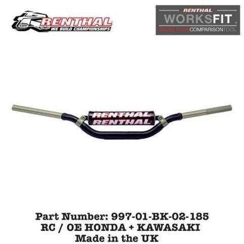 Stang Renthal Twinwall Orinal twin wall mx stir trail handle bar 997