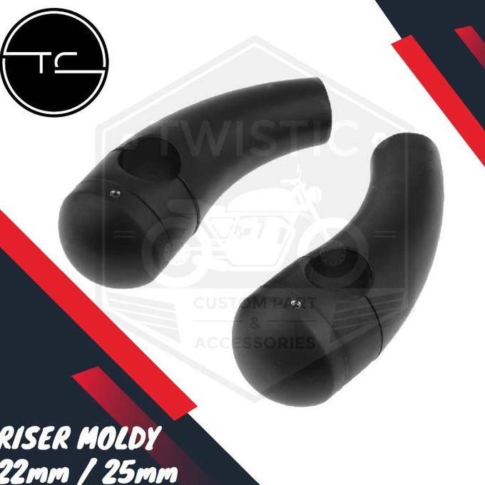 Raiser Riser Peninggi Stang Motor Custom Moldy Chopper Bobber Benelli