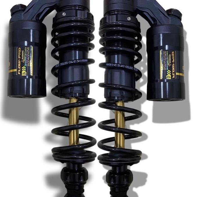 SHOCK BREAKER BELAKANG RCB PREMIUM FLOW-PRO SUSPENSION RCB ABSORBER UNIVERSAL FLOW PRO(G-BK) 320MM &