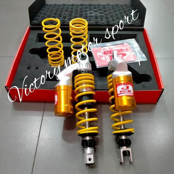 shock rcb aerox nmax new v series hitam shock rcb vs series premium