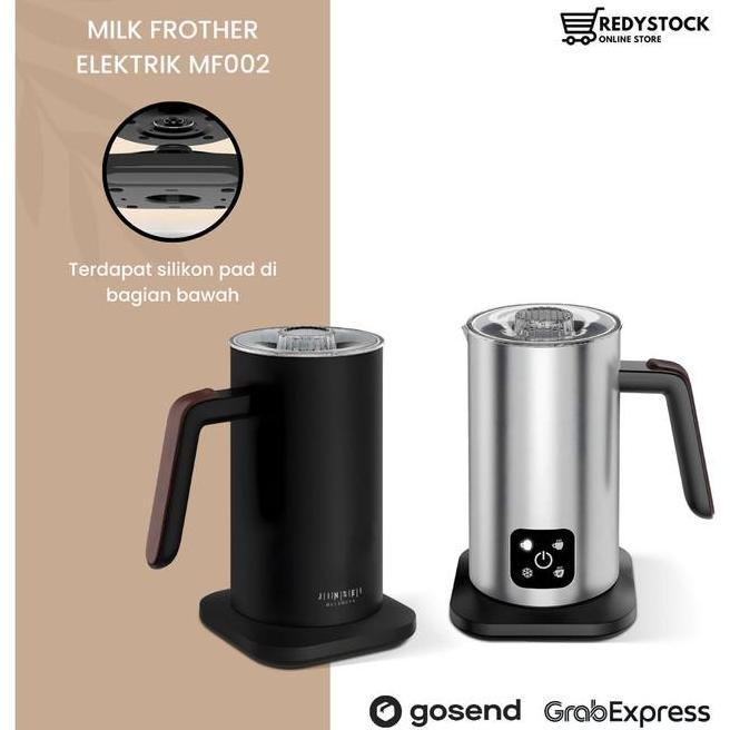Milk Frother Steamer Susu Elektrik Otomatis Panas Dingin 350Ml Mf350