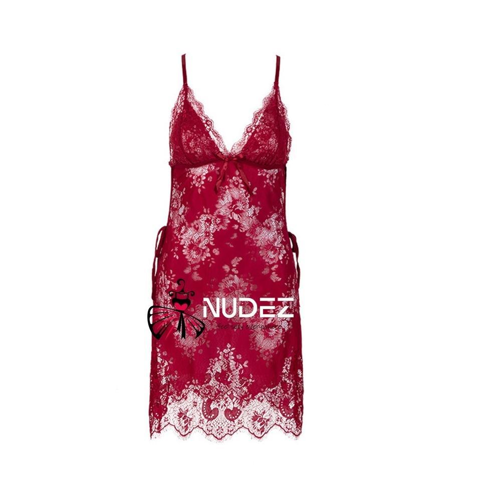 Grosir Lingerie Lingery Sexy Hot Binal Transparan Kualitas Premium N8093 / Baju Tidur Dinas Malam Ho