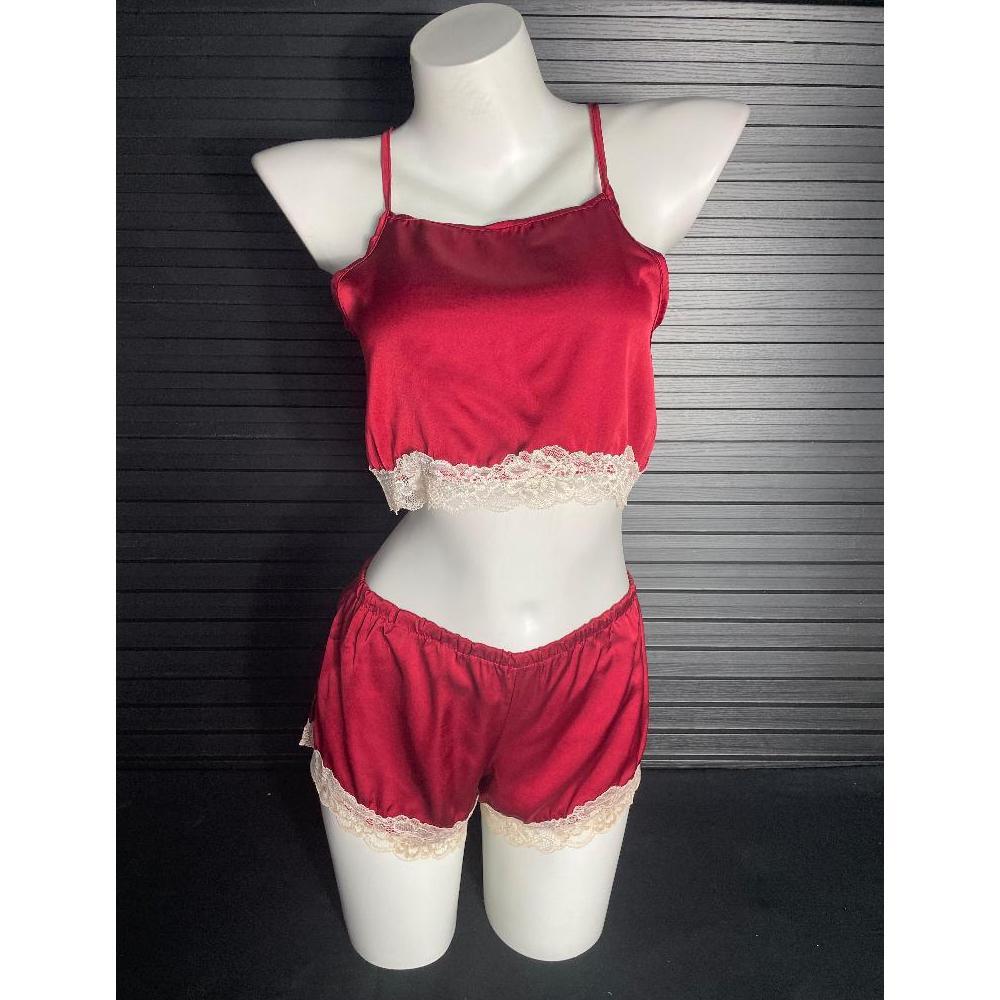 Gratong Sexy Lingerie Baju Tidur Sexy Wanita Bahan Satin / Lingerie Sexy Setelan Baju Tidur Sexy Wan