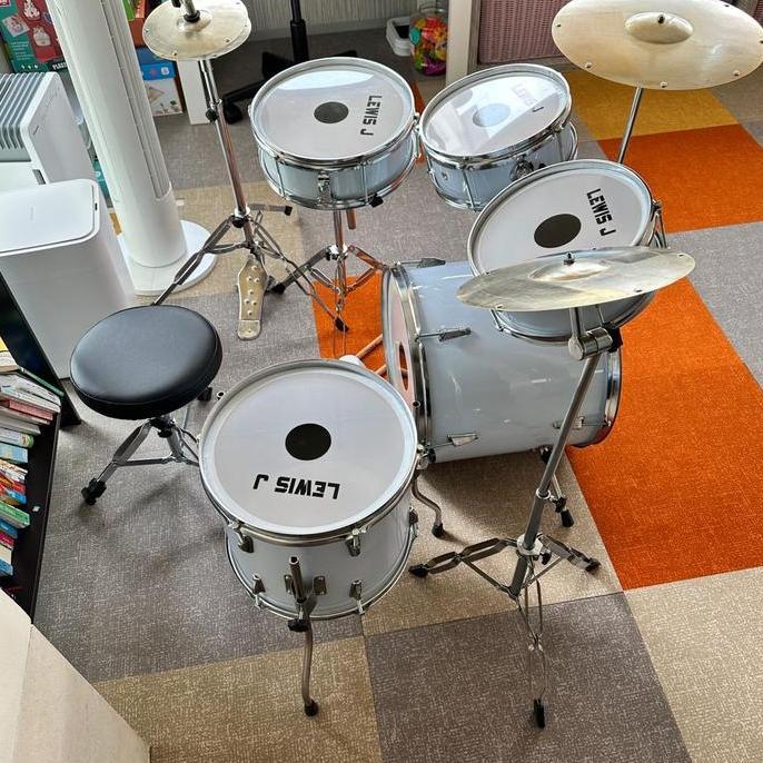 Yoviseban - Drum Anak Full Set Chroom/ Drum Mini Anak Lengkap Untuk Belajar