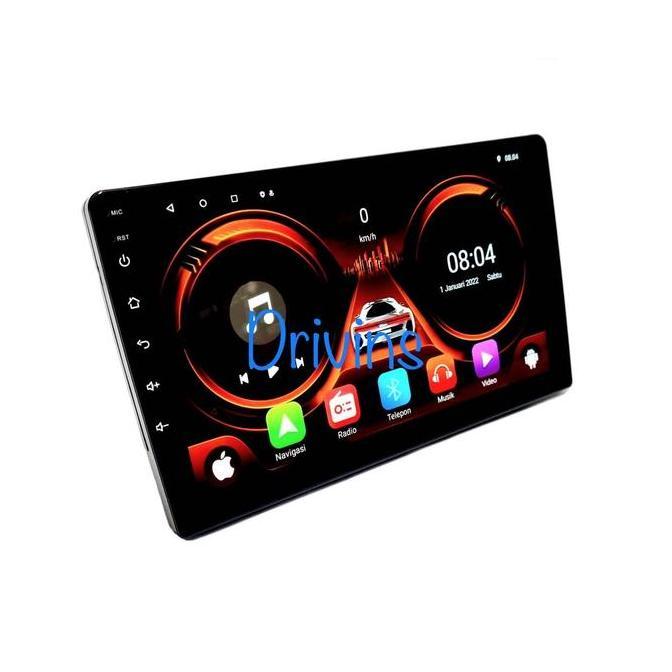 HEAD UNIT DOUBLE DIN ANDROID SKELETON SKT-8189 9 INCH & 10" INCH RAM 1+32GB VOICE COMMAND UNIVERSAL 