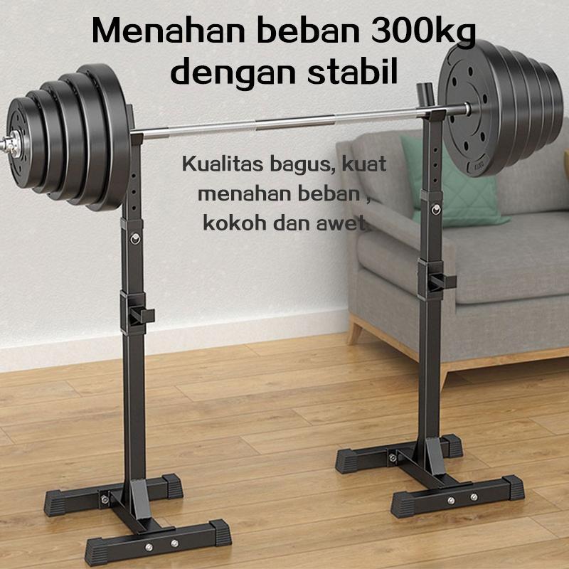Squat Rack Stand Barbel Rack Adjustable Squat Rack Independent Weight Lifting Alat Fitness Gym Squat