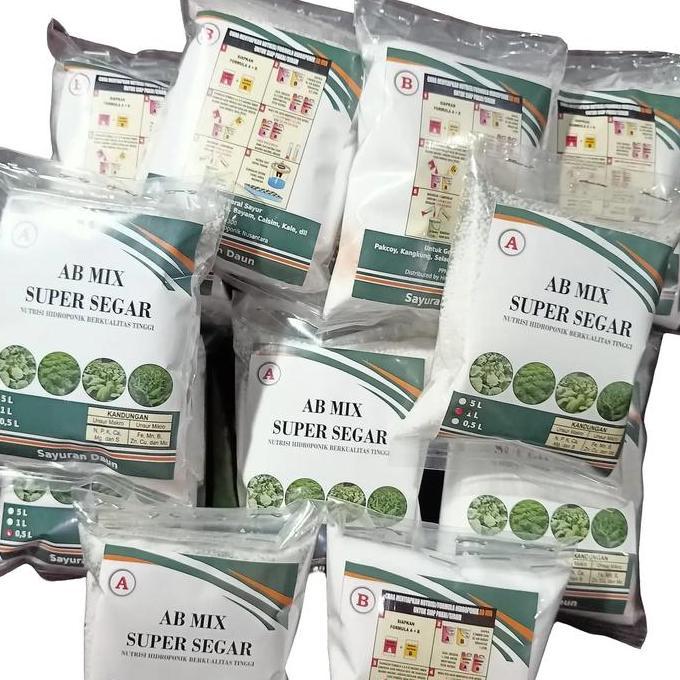 Nutrisi Hidroponik AB MIX Sayur 1 liter