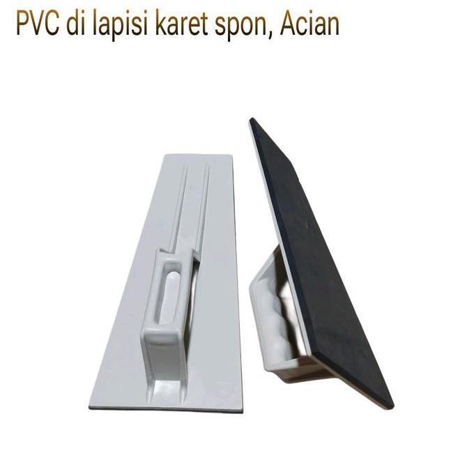 Roskam pvc untuk acian di lapisi karet spon berkualitas 30 cm Paint tile installer roskam  stainless