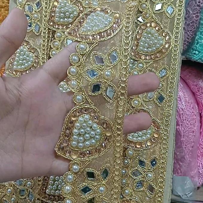 xivastasaranggih8 - 45cm renda full payet renda india renda bordir payet renda tengah