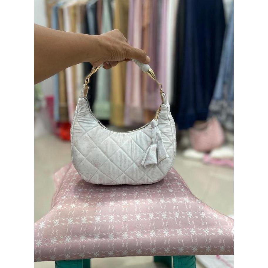 Mukena Semi Sutra Premium Royal Signature Series Aziza Free Tas Sajada Muslim Motif Mewah Nyaman Can