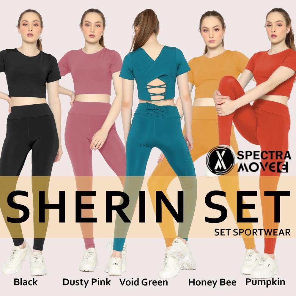 HOT DEALS BAJU SENAM M-XXL SHERIN SET SET SPORT BAJU SENAM CELANA SENAM LEGGING SENAM SETELAN OLAHRA