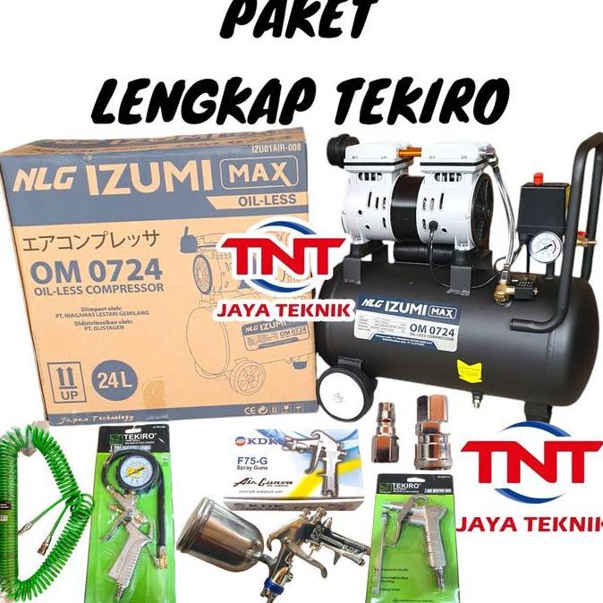 NLG IZUMI MAX OM 0724 KOMPRESOR ANGIN OILLESS 0.75HP IZUMI MAX OM0724 / COMPRESSOR IZUMI MAX OM 0724