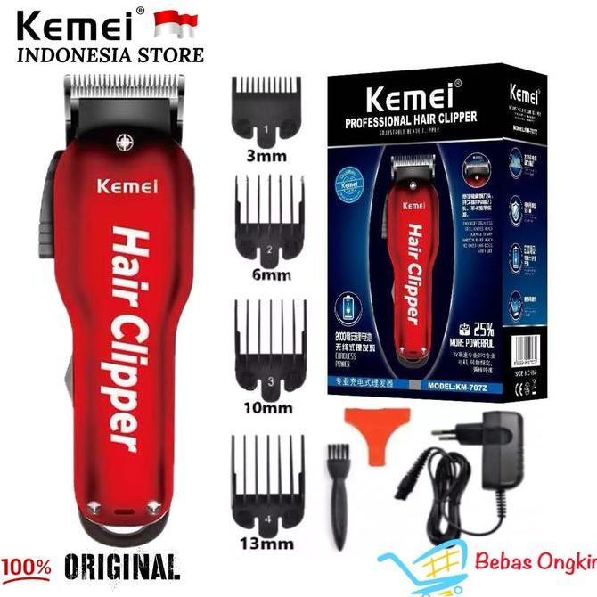 Alat Cukur Rambut Kemei KM 707Z Hair Clipper Professional Turbo Mesin Cukuran KM 707Z