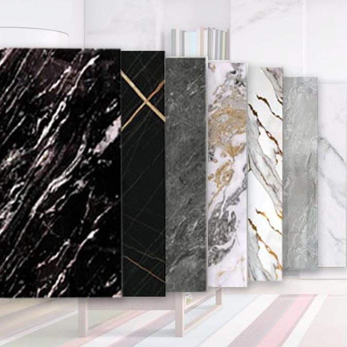 Pvc Marmer Uv Marble Panel Pelapis Dinding Motif Natural