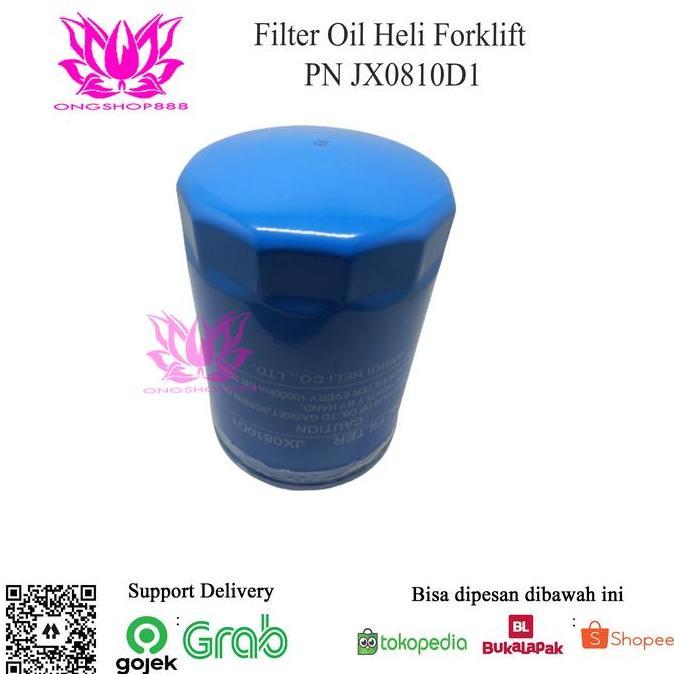 HARGA DISC - Filter Oil Heli Forklift PN JX0810D1 OEM Filter Oli