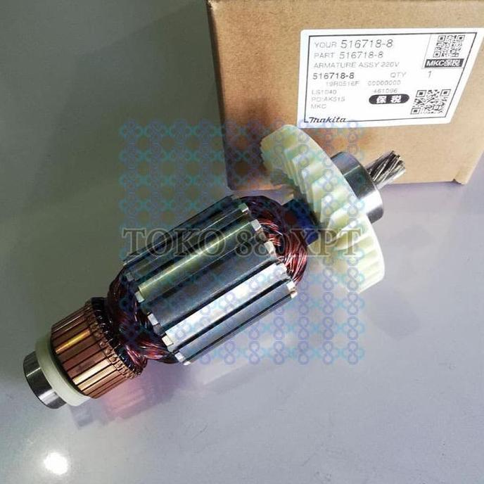 Armature Angker Rotor Makita LS1040 LS 1040 Miter Saw Original 516718-8