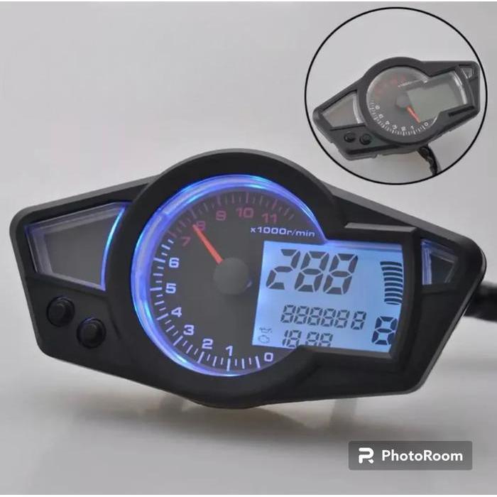 SPEEDOMETER KOSO RX1N DIGITAL SPIDOMETER RX1 CUSTOM UNIVERSAL CB 100 ORIGINAL DAN TERPERCAYA