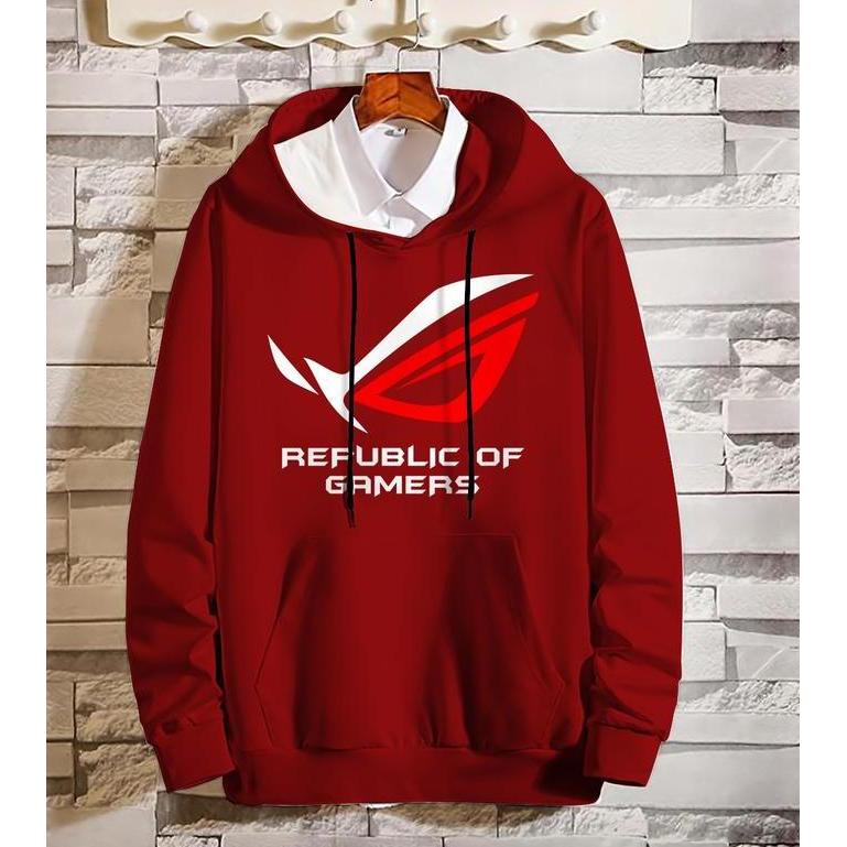 Zazomde Hoodie Pria / Hoodie Murah / Hoodie ROG / T-Shirt Pria Jumbo