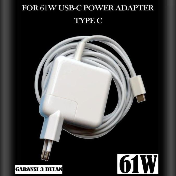 TERBARU - Adaptor Charger Laptop Apple Macbook Pro 13 inch 2016 2017 2018 USB-C
