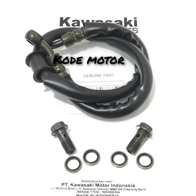 Selang Rem Belakang + Buat Selang Rem 2Pcs Kawasaki Ninja R , Ninja Rr , Ninja S