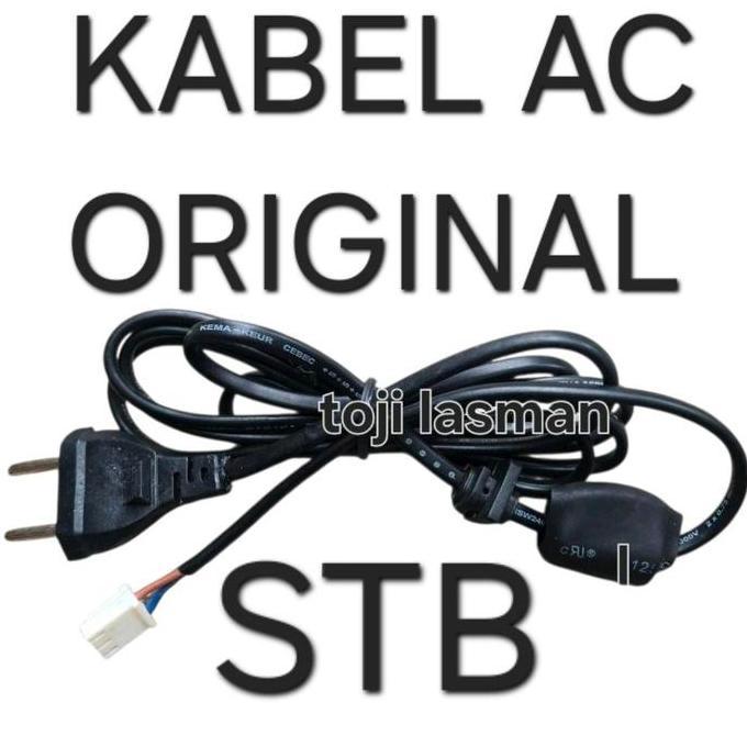 ( ORIGINAL SNI KABEL AC CORD 2X075 ) ORI ORIGIN ASLI TEMBAGA CABLE AC COLOKAN LISTRIK 220V DVD STB T