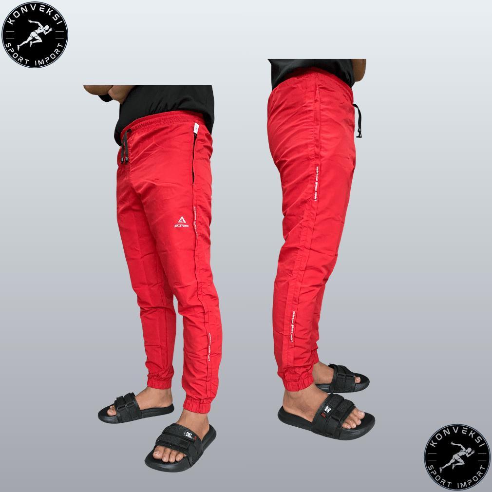 Terbaru Celana Panjang Olahraga Parasut Import Pria Wanita Training Jogger Original Premium