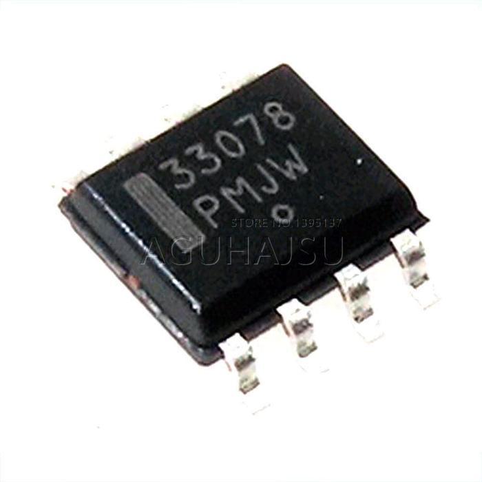 IC MC33078 M33078 MC33078D 33078 SOP-8 Komponen Elektronik SMD
