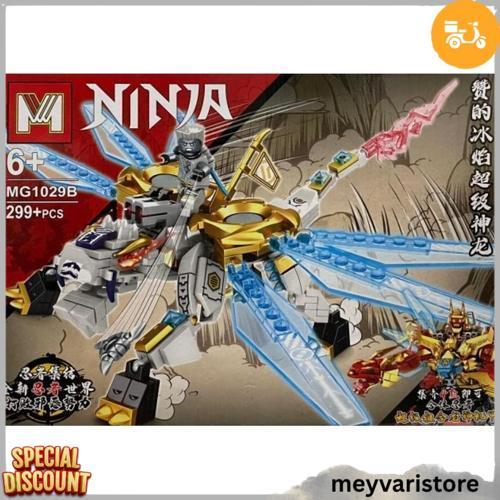Obm99144 - Mainan Balok Susun Bricks Blocks Ninja Dragon Zane 4In1 Besar Blok Figure Ninja Naga Kual