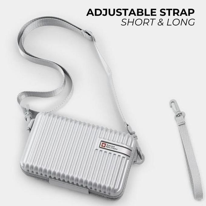 TERBARU - Swiss Military Hardcase Mini Pouch - Tas Traveling