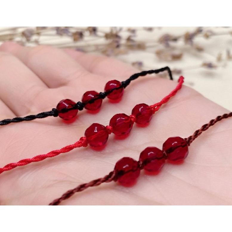favorit gelang kaki mini simple modis tali nylon/ tali giok.