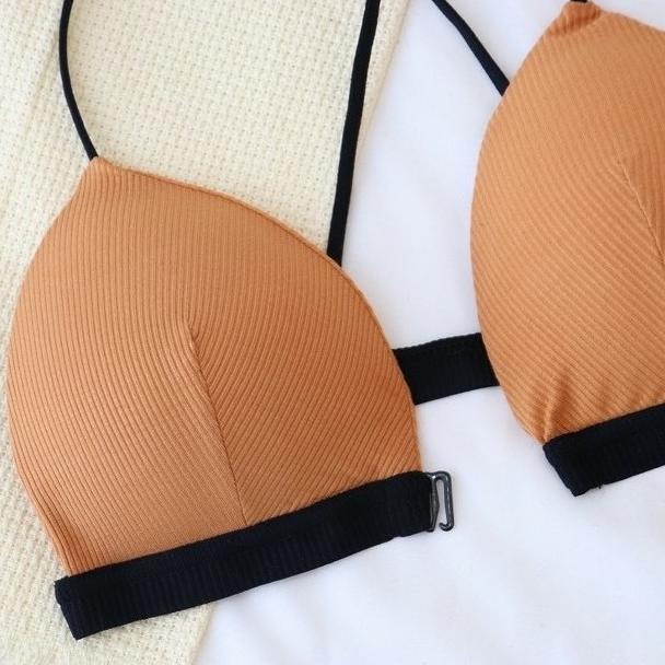 100% AMAN 266 BRA KANCING DEPAN TANPA KAWAT WANITA BEHA PEREMPUAN CUP A AB B FRONT OPEN KAIT DINAS S
