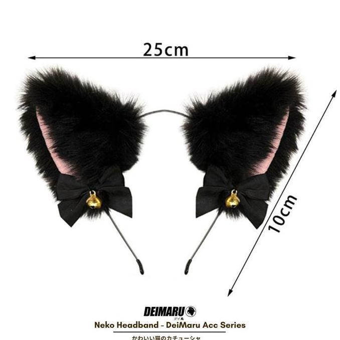 Bando Kucing Lonceng Nekomimi Jumbo Cosplay Anime Jepang Karakter