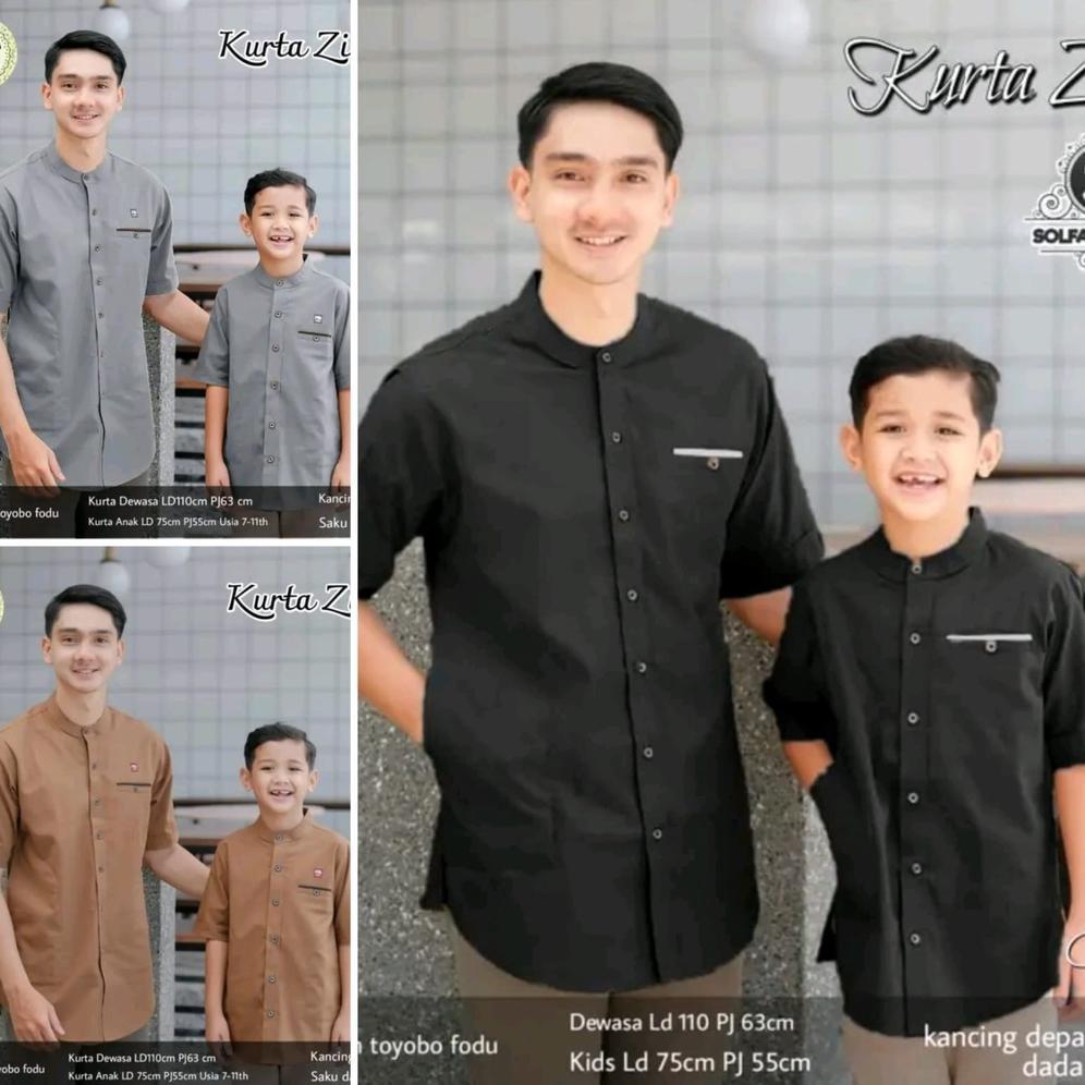 terlaris baju koko couple ayah dan anak bahan toyobo kemko koko ayah dan anak