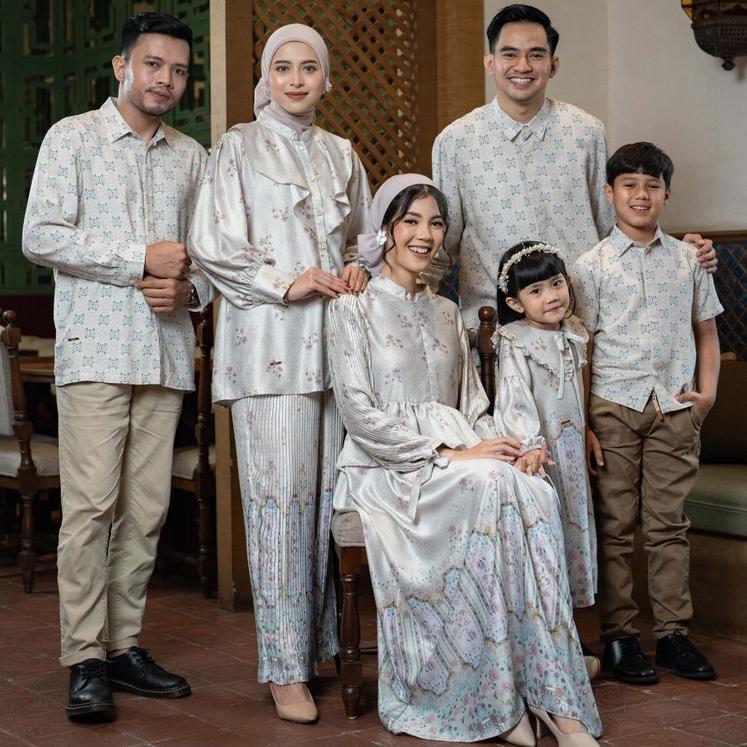 official mayoutfit summer bloom sarimbit lebaran cloudgrey series | baju lebaran sarimbit muslim ray