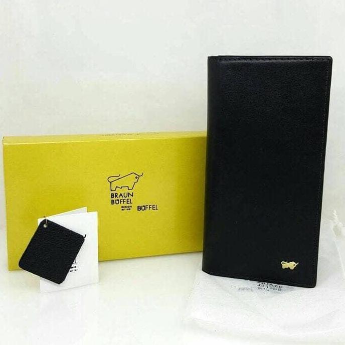Dompet Panjang Pria/Wanita Kulit Asli Braun Buffel