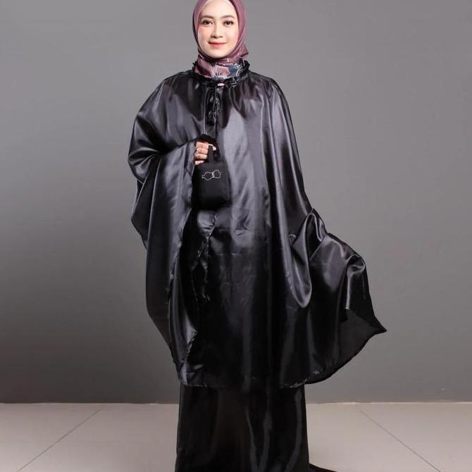 DS Modest - Mukena Traveling Mini Tanpa Kepala - Petunia A/B (Case Ori Bordir Botol) Atasan Bawahan 