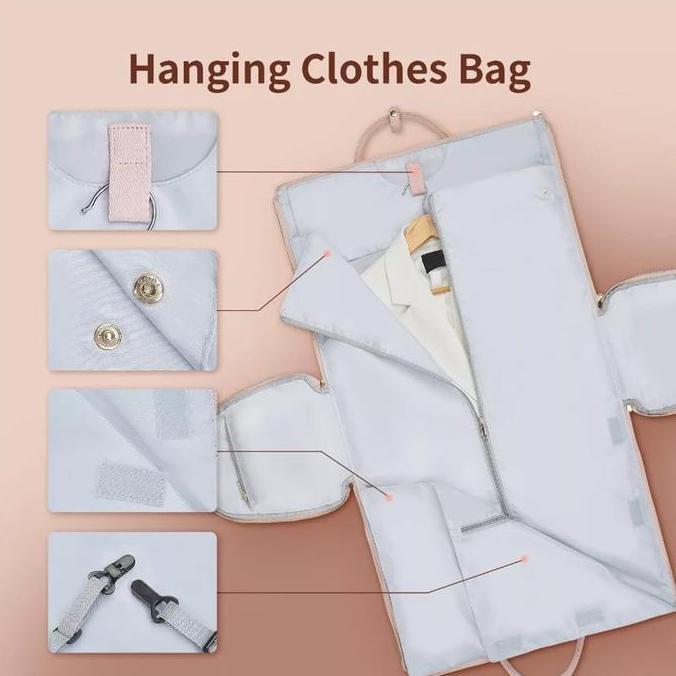 Sale Thousand Miles Tas Penyimpanantas Baju Kulit Lipat Kapasitas Besar Tahan Air Tas Lipat Travel T