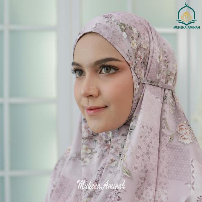 MUKENA.AMINAH MUKENA DEWASA SY SUTRA SILK PREMIUM 2IN1 JUMBO