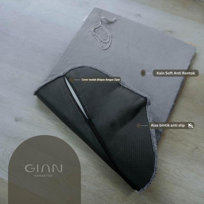 Sajadah Kubah Tebal Bulu Super Soft premium - Gian Karakter Busa Lembut Muslim