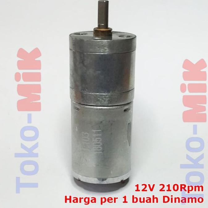 dinamo dc motor 370 gm25-370 slow speed reduction gearbox dc 12v gigi gear reduksi lambat