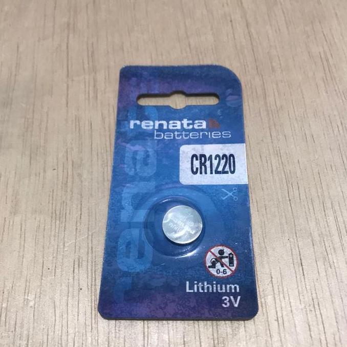 Baterai Jam Tangan Pria Casio G-Shock GA-100 Renata CR1220 Original